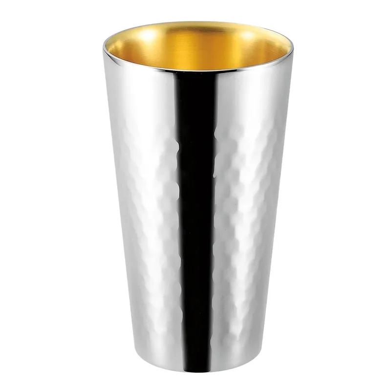 <SUSCUP鎚>サス鎚目2重ストレートカップ内金 250ml